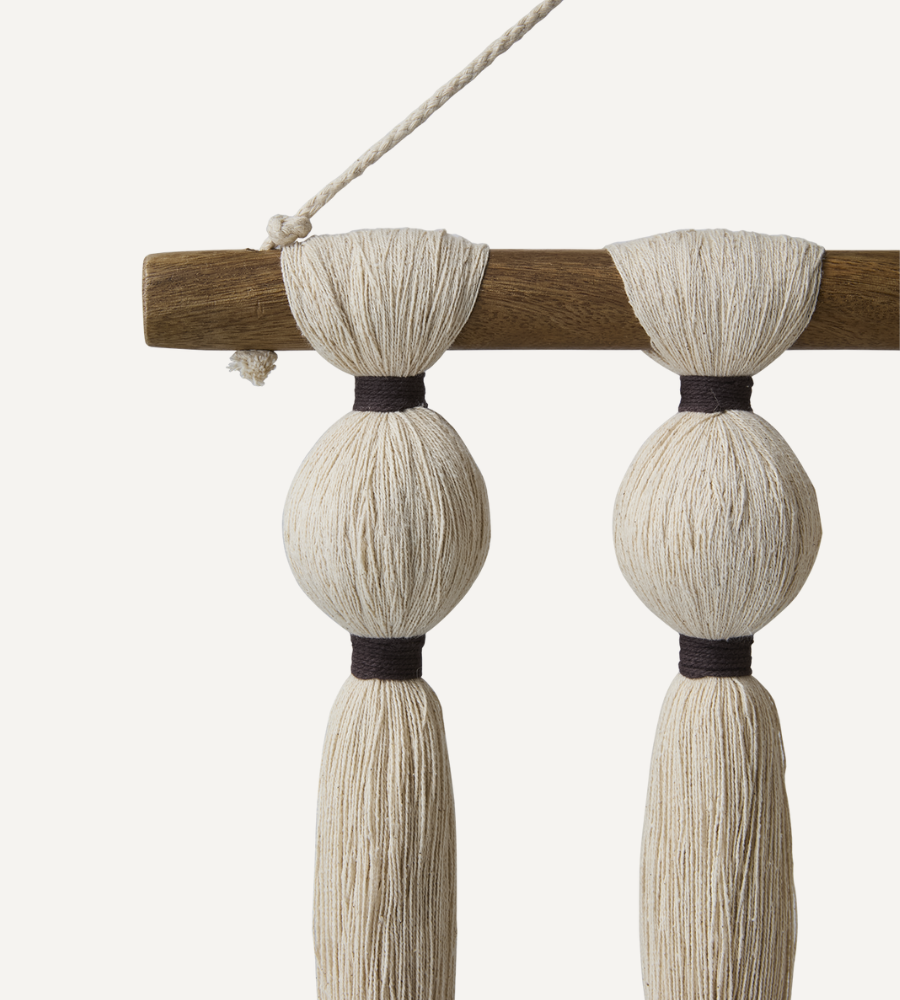 ELLA Väggdekoration, Vit/brun