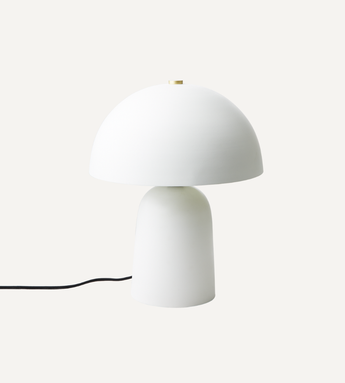 FUNGI Bordslampa M, Vit