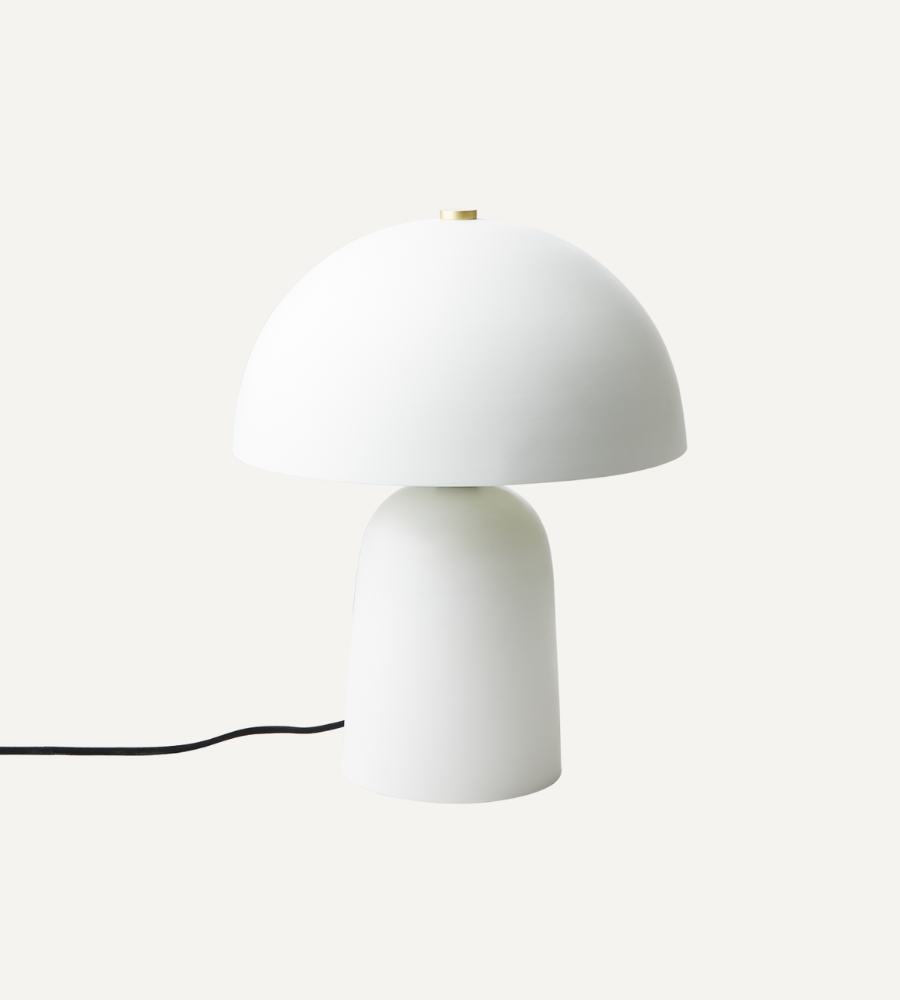 FUNGI Bordslampa M, Vit