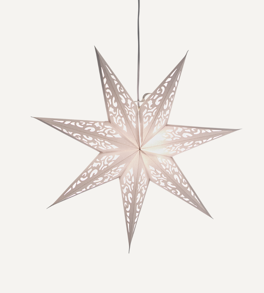 UNI Adventsstjärna, Vit Ø60