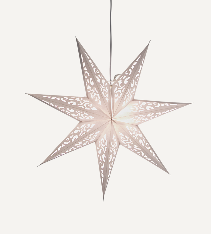 UNI Adventsstjärna, Vit Ø60