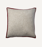 NOEL Kuddfodral, Natur/röd L50xW50 cm