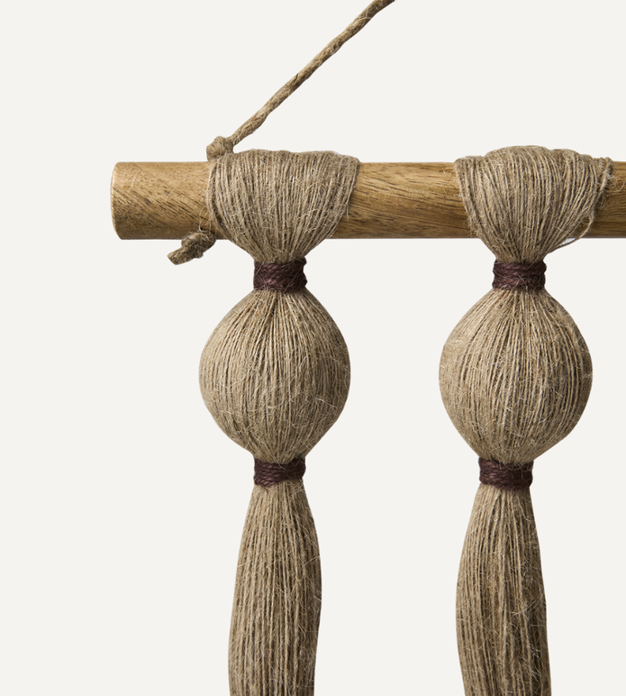 ELLA Väggdekoration, Natur/mörkröd