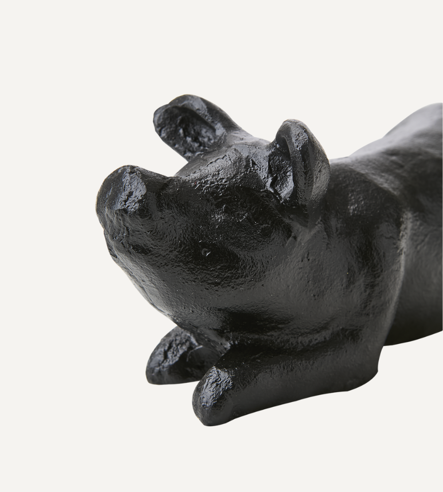 GLOBETROTTER Prydnadsgris, Svart