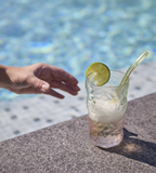 COCKTAIL Glas, Grön/rosa 4-PACK