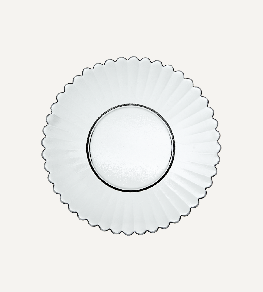 HULDA Tallrik, Klar Ø24 - 4-PACK