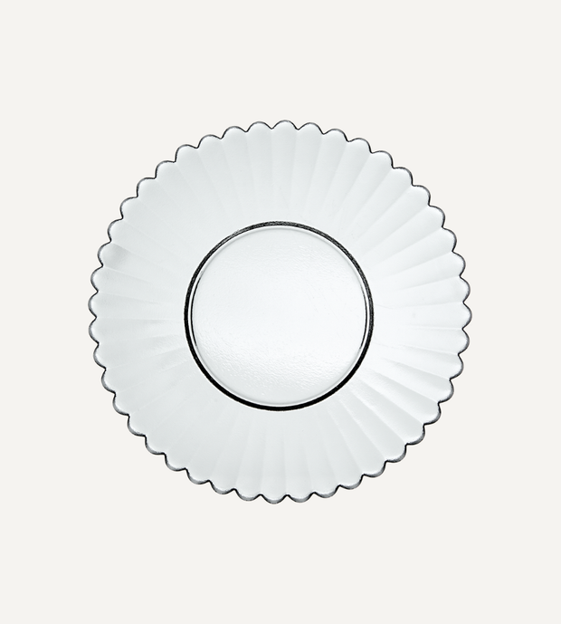 HULDA Tallrik, Klar Ø24 - 4-PACK