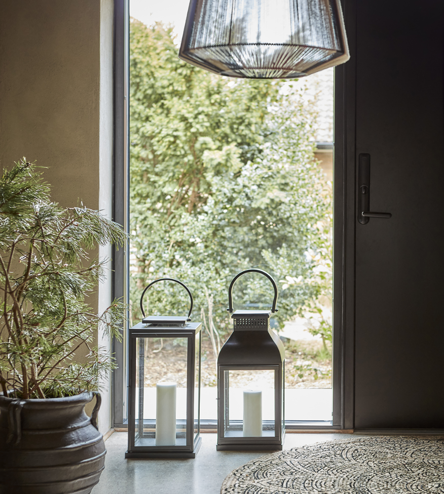 CLINTON Lykta L, Svart