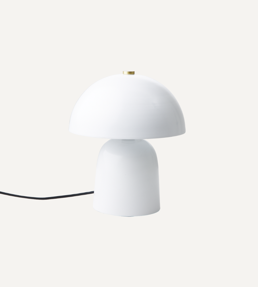 FUNGI Bordslampa S, Vit