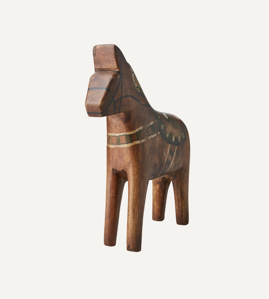 FÅLE Dalahäst, Brun/flerfärgad