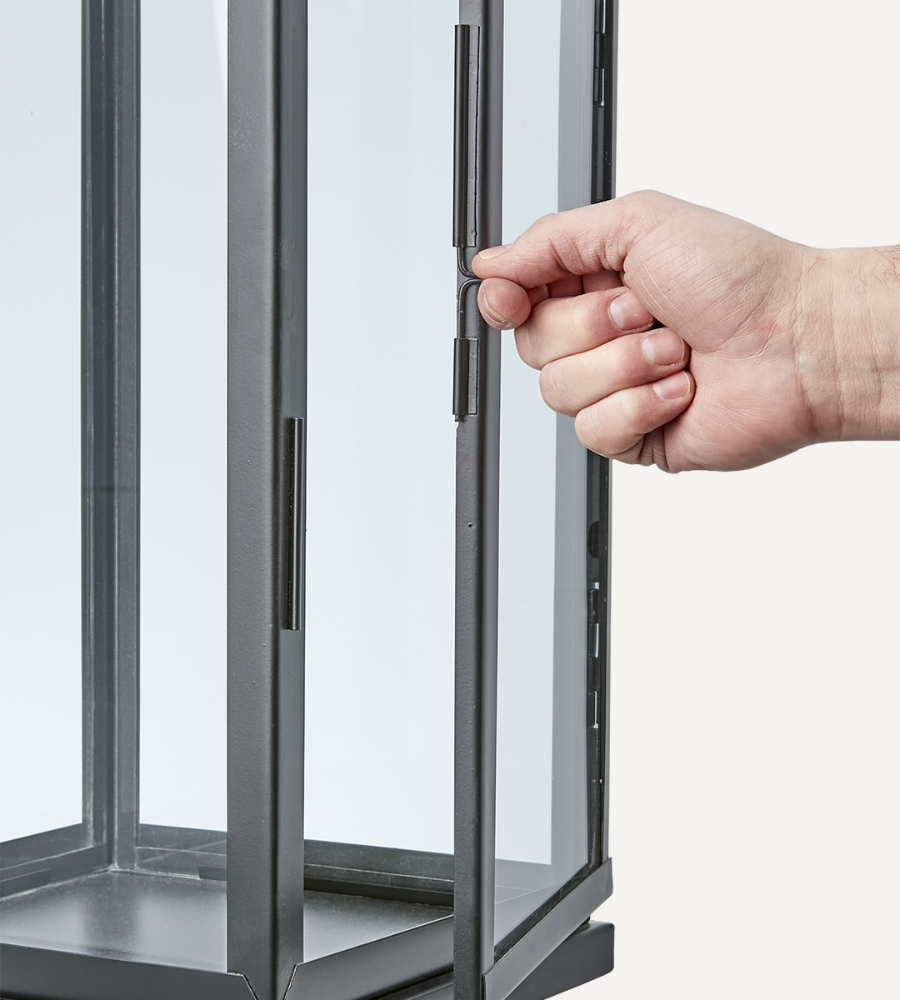 CLINTON Lykta L, Svart