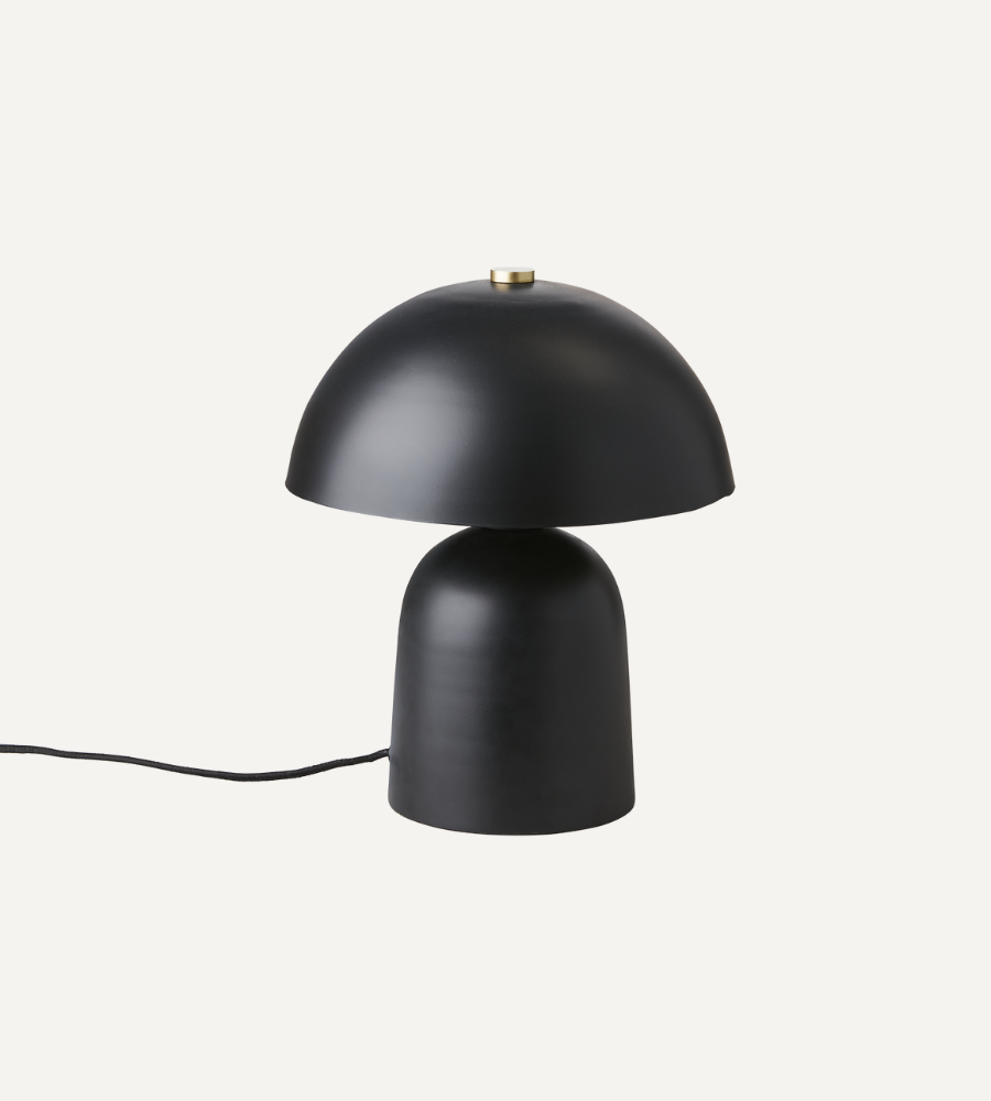 FUNGI Bordslampa S, Svart
