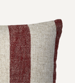 BODIL Kuddfodral, Röd/natur L50xW50