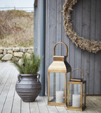 CLINTON Lykta L, Mässingsfärgad