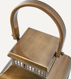 CLINTON Lykta L, Mässingsfärgad