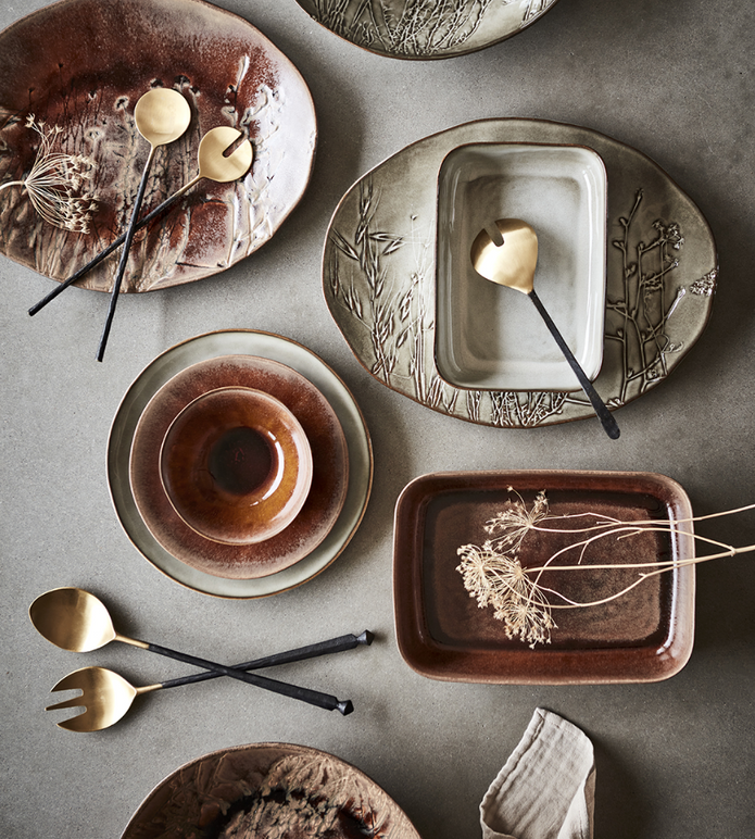 ANNABELLE Serveringsfat, Terrakotta