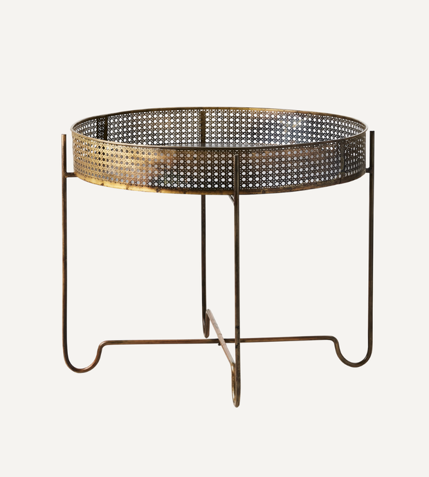 THOMAS Bord L, Mässingsfärgad