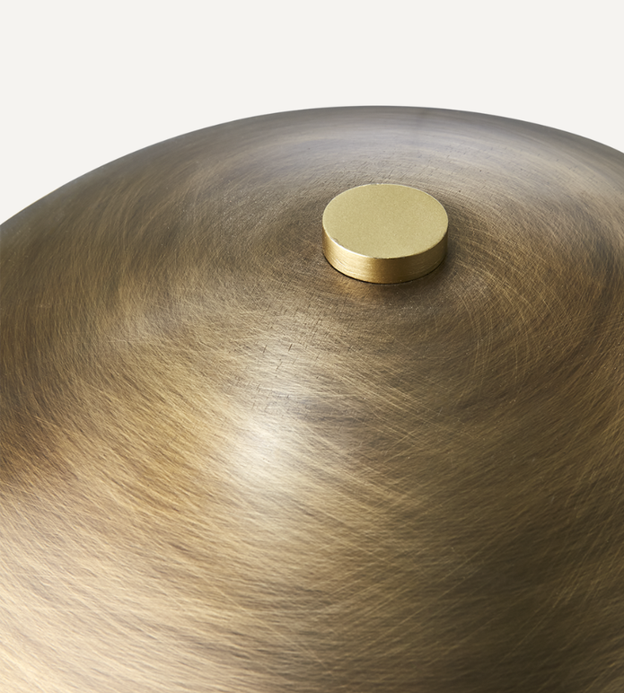 FUNGI Bordslampa/Limited Edition M, Mässingsfärgad/brun