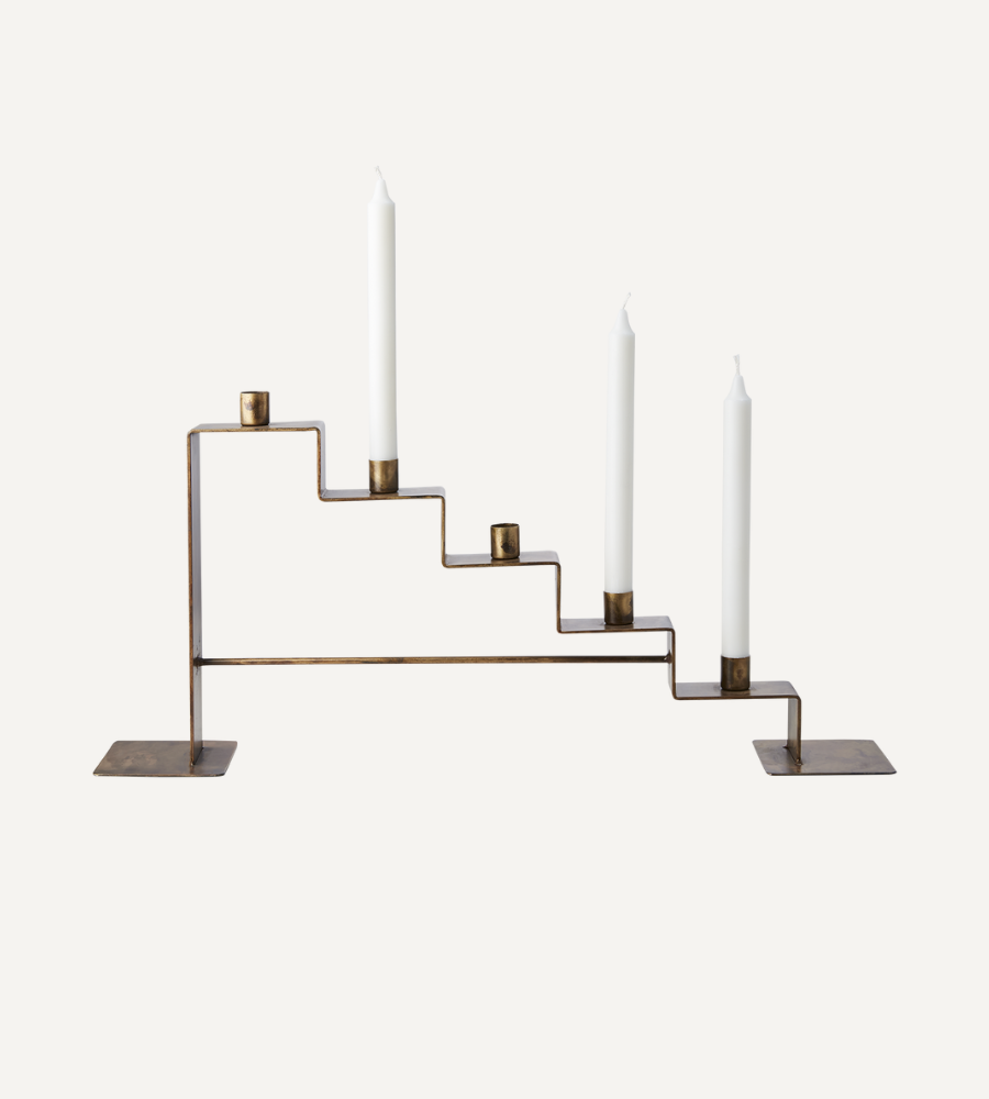 THOMAS Ljusstake, Mässingsfärgad