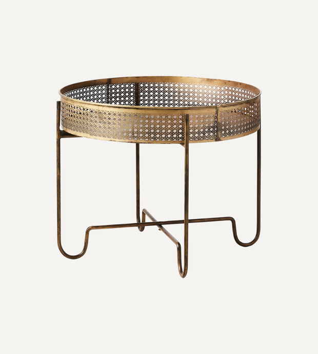 THOMAS Bord M, Mässingsfärgad