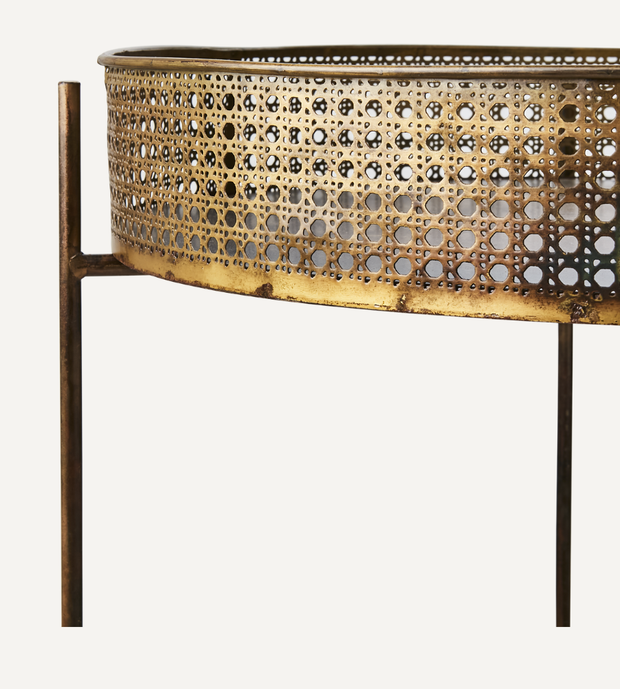 THOMAS Bord L, Mässingsfärgad