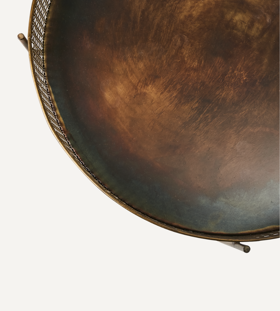 THOMAS Bord L, Mässingsfärgad