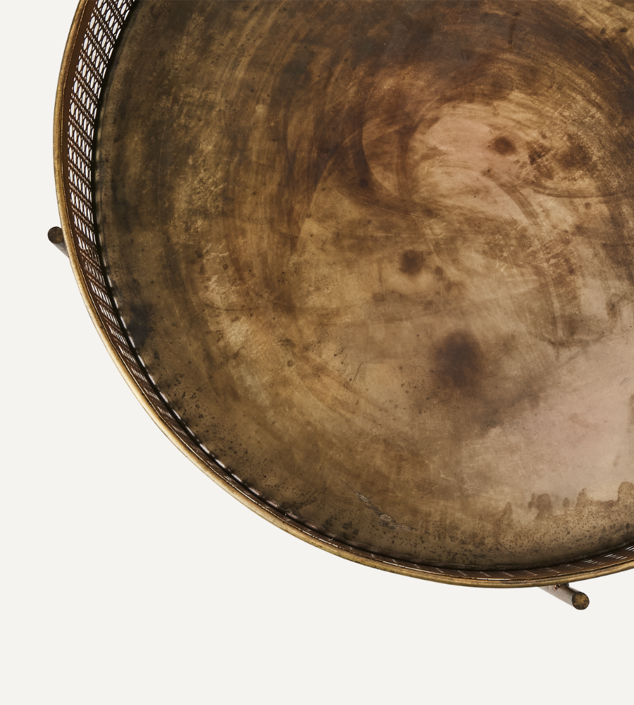 THOMAS Bord M, Mässingsfärgad