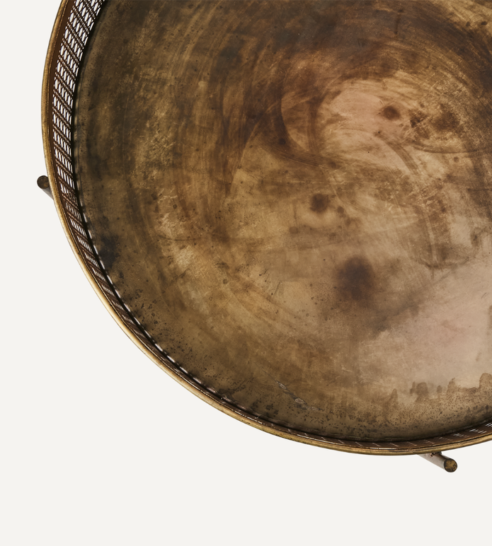 THOMAS Bord M, Mässingsfärgad