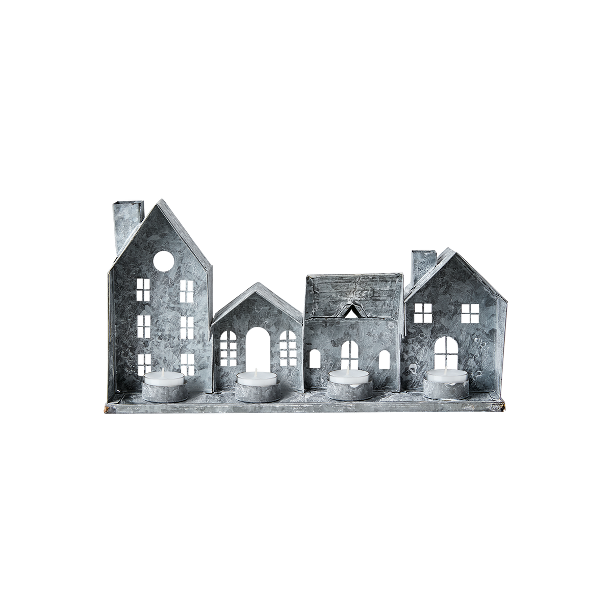 FENIX Ljuslykta hus, Grå/vit