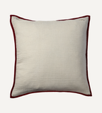 NOEL Kuddfodral, Natur/röd L50xW50 cm