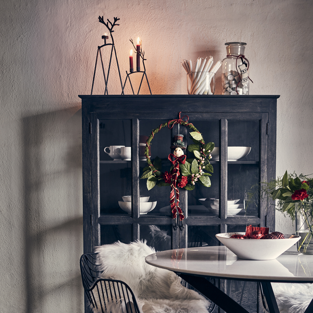 OH DEER Värmeljushållare S, Rost/mässingsfärgad