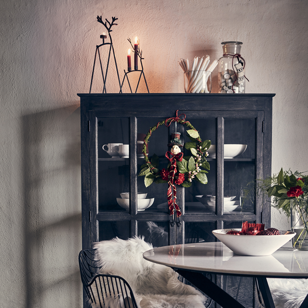 OH DEER Värmeljushållare S, Rost/mässingsfärgad