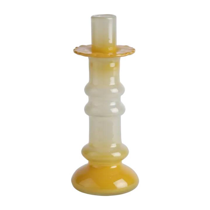 MIMOSA Ljusstake, Elfenben/gul