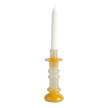 MIMOSA Ljusstake, Elfenben/gul