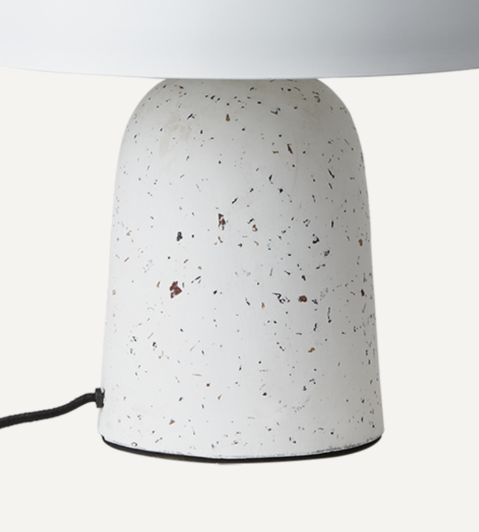 FUNGI Bordslampa/Limited Edition M, Vit/svart