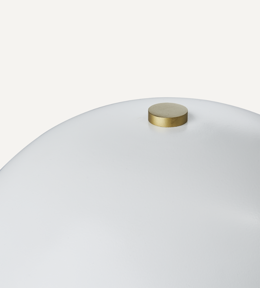 FUNGI Bordslampa/Limited Edition M, Vit/svart