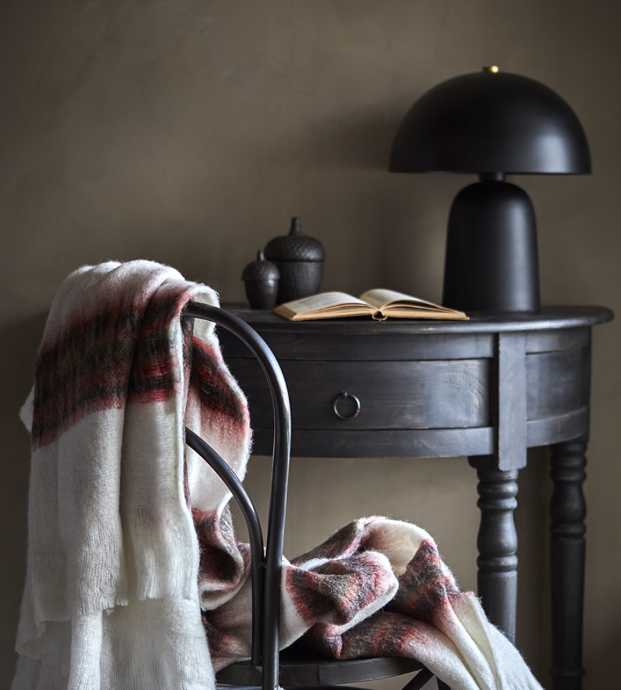 FREJ Skål med lock L, Brun/svart