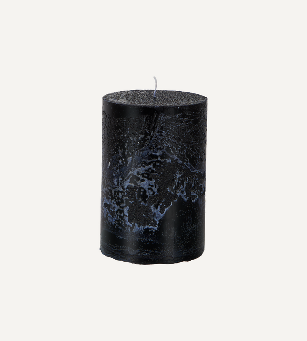 COTE NORD Blockljus, Svart Ø10xH15