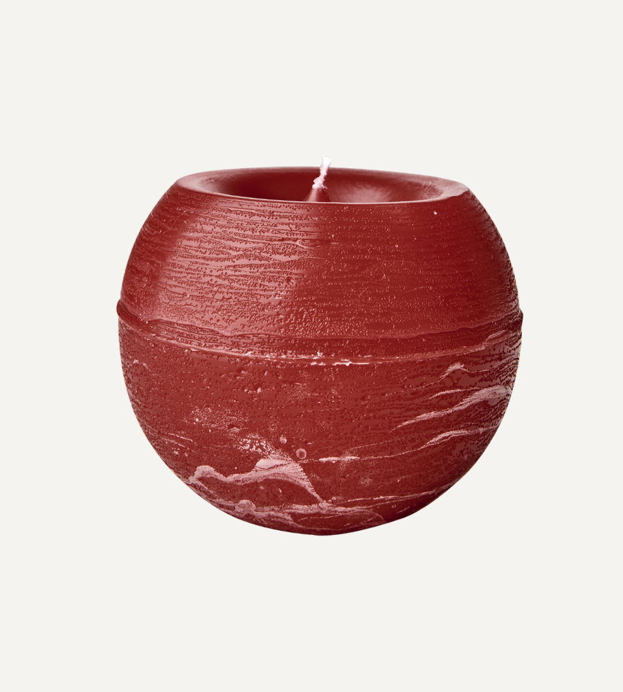 COTE NORD Klotljus M, Röd Ø10xH9 cm