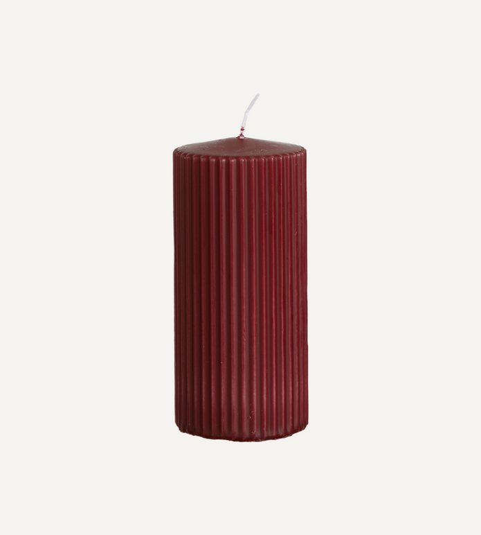 RILL Blockljus, Zinfandel Ø7xH15