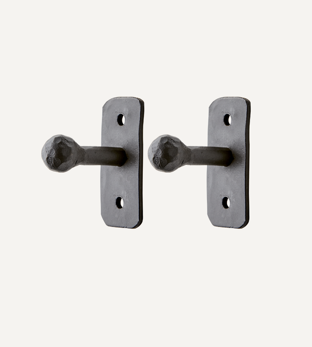 LOKE Knopp, Svart 2-PACK