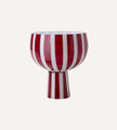 CIRCUS Skål på fot, Röd/vit
