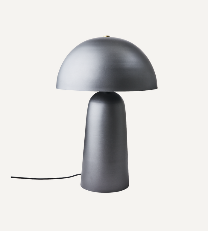 FUNGI Bordslampa L, Mörkgrå Ø19/41xH61 cm