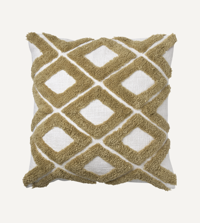 FLORIAN Kuddfodral, 50x50 Beige/elfenben 2-PACK