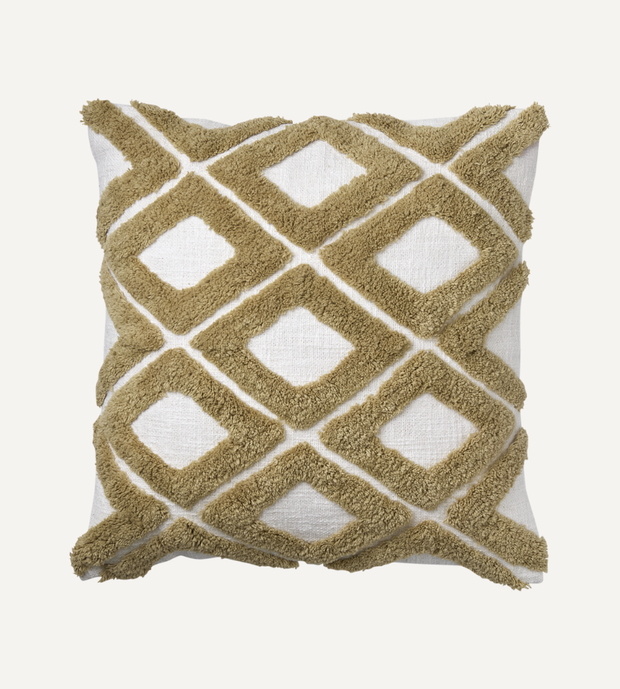 FLORIAN Kuddfodral, 50x50 Beige/elfenben 2-PACK