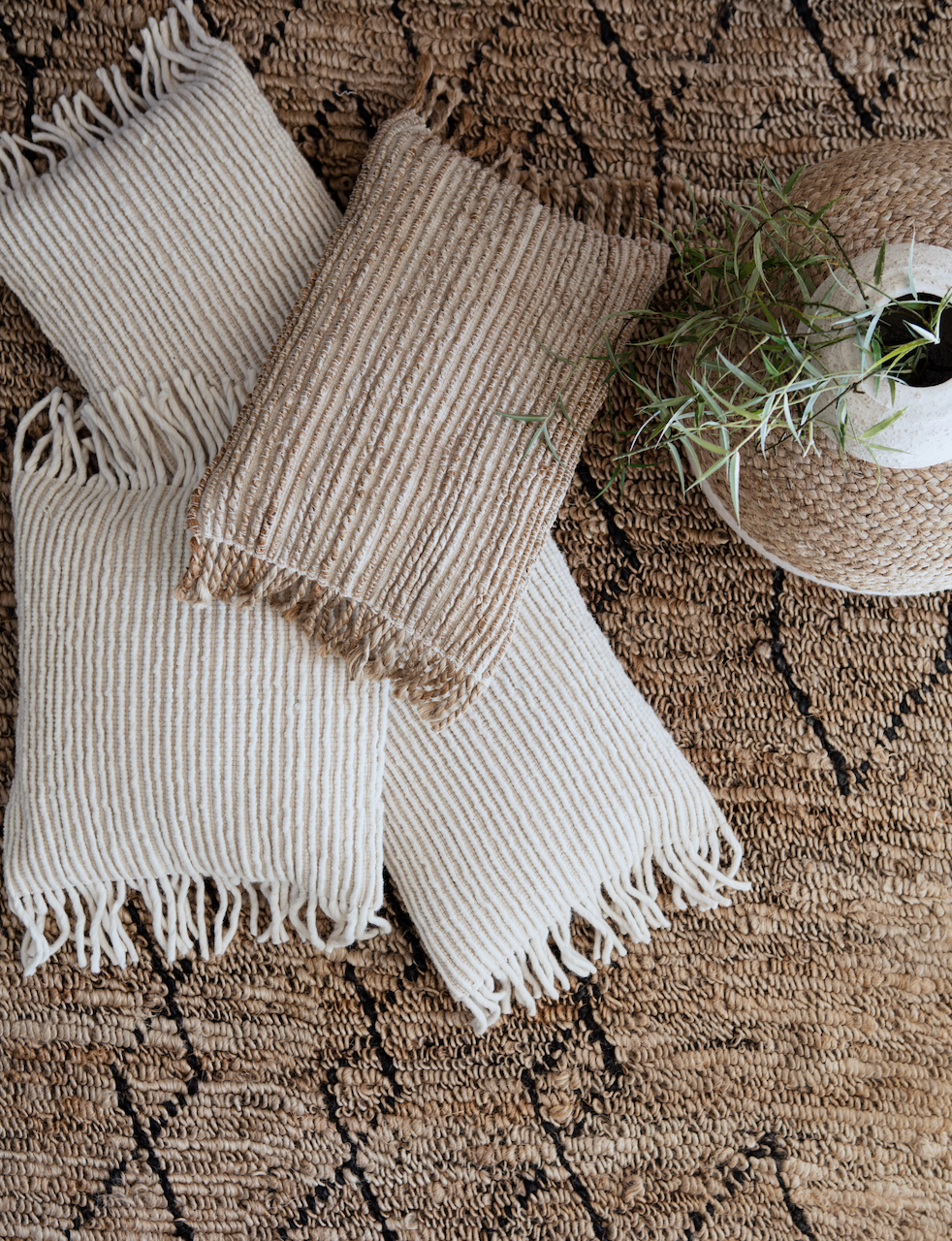 VENDELA Kuddfodral, Elfenben