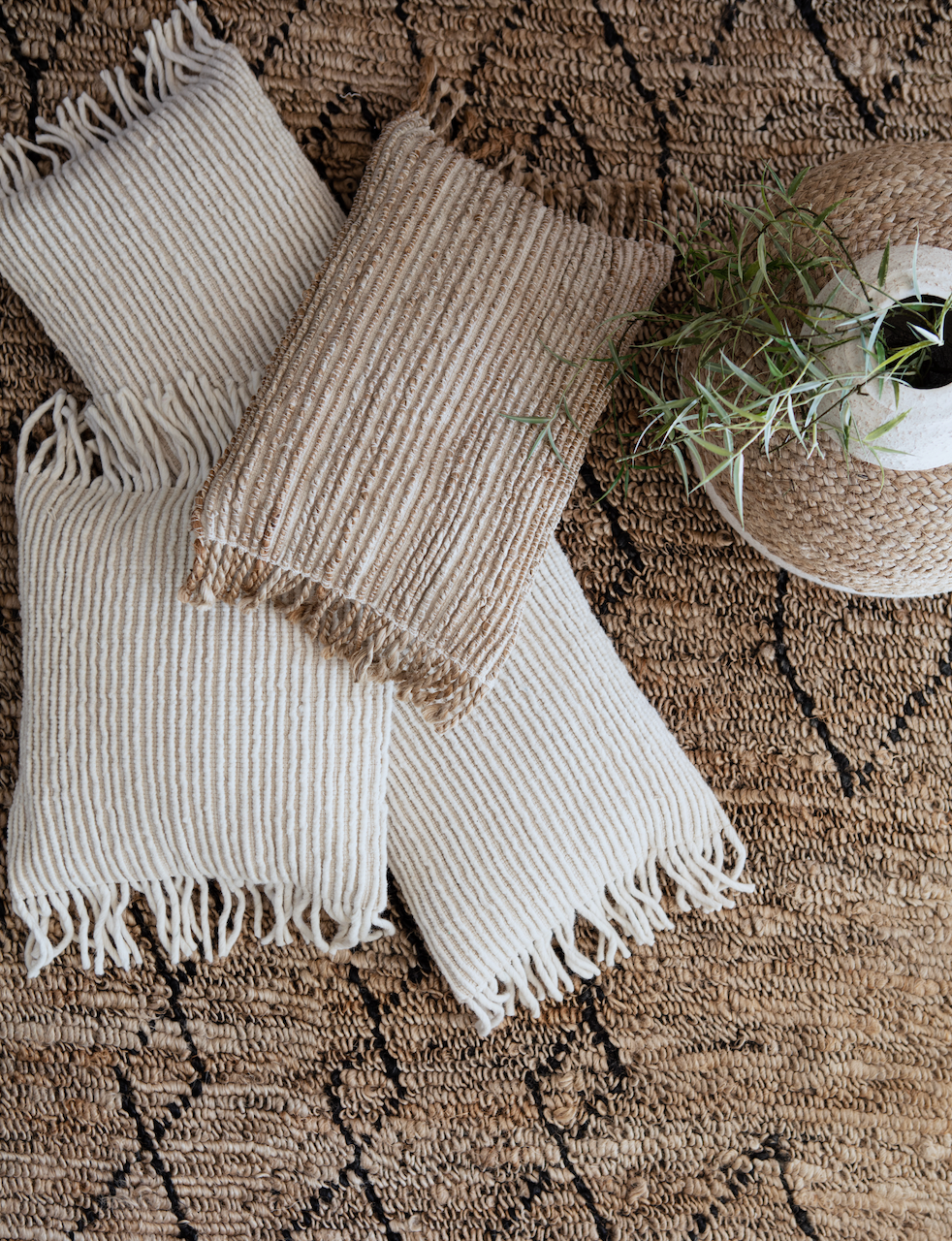 VENDELA Kuddfodral, Beige