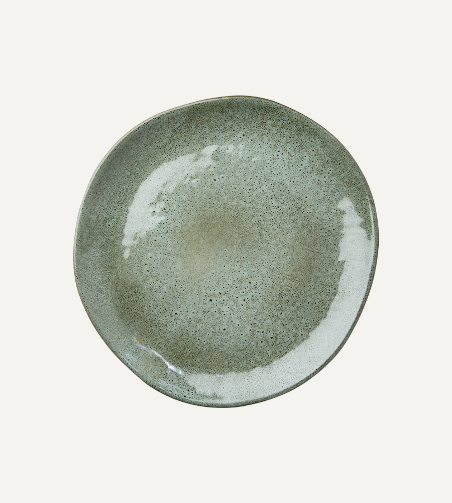 HILMA Tallrik Ø26, Grön 4-PACK