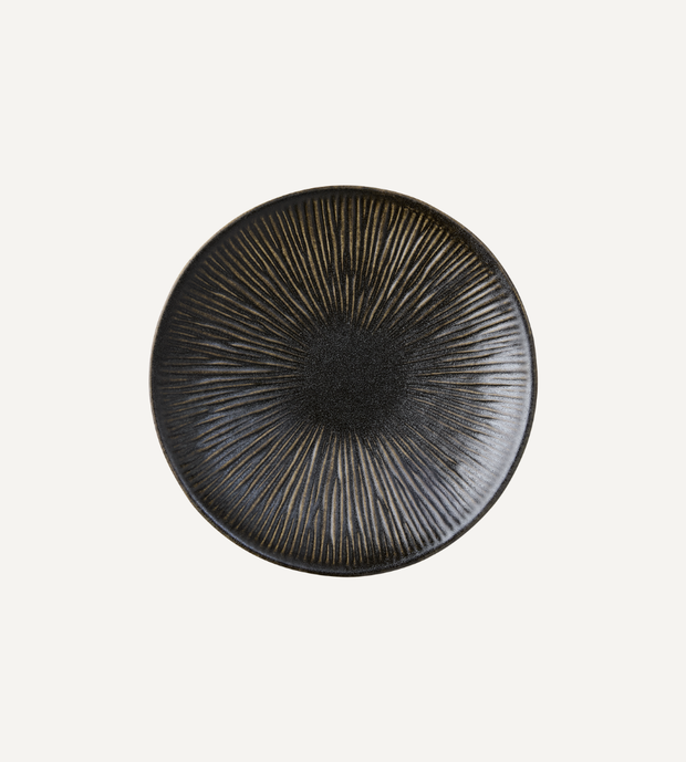 MATTEO Tallrik Ø21, Mörkbrun 6-PACK